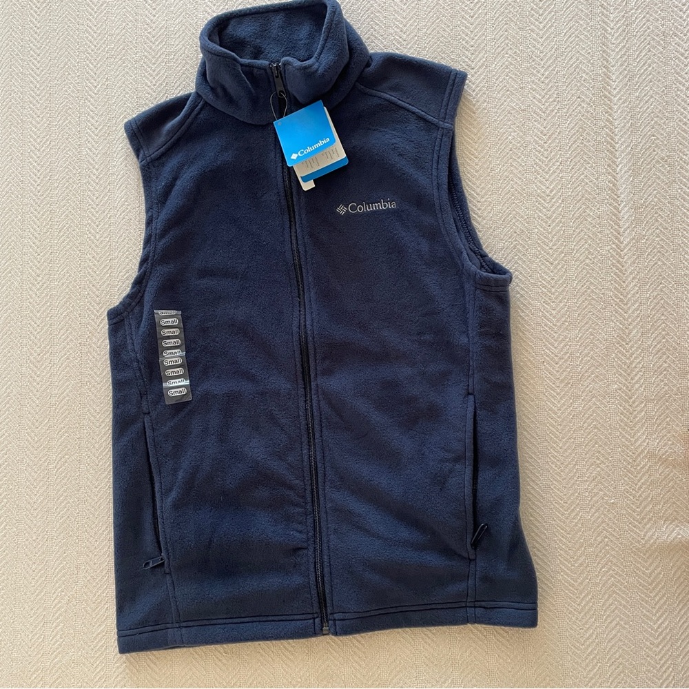 Columbia Men’s Fleece Vest - Small - Cozy Layering Essential!  Gorgeous NWT❄️ - Picture 2 of 12